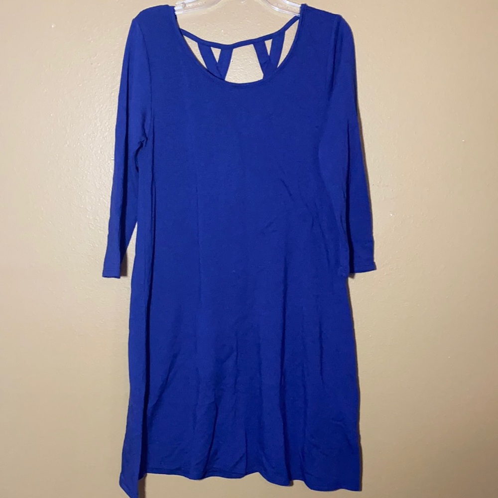 Francescas Blue T-shirt Dress
